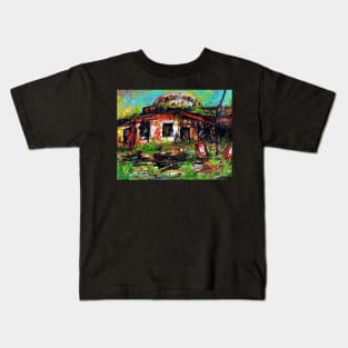The gas station Kids T-Shirt